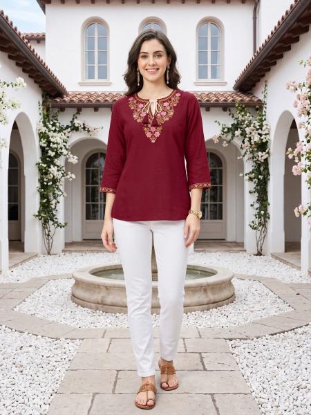 Tips & tops twinkle vol 2 short top wholesale kurti market